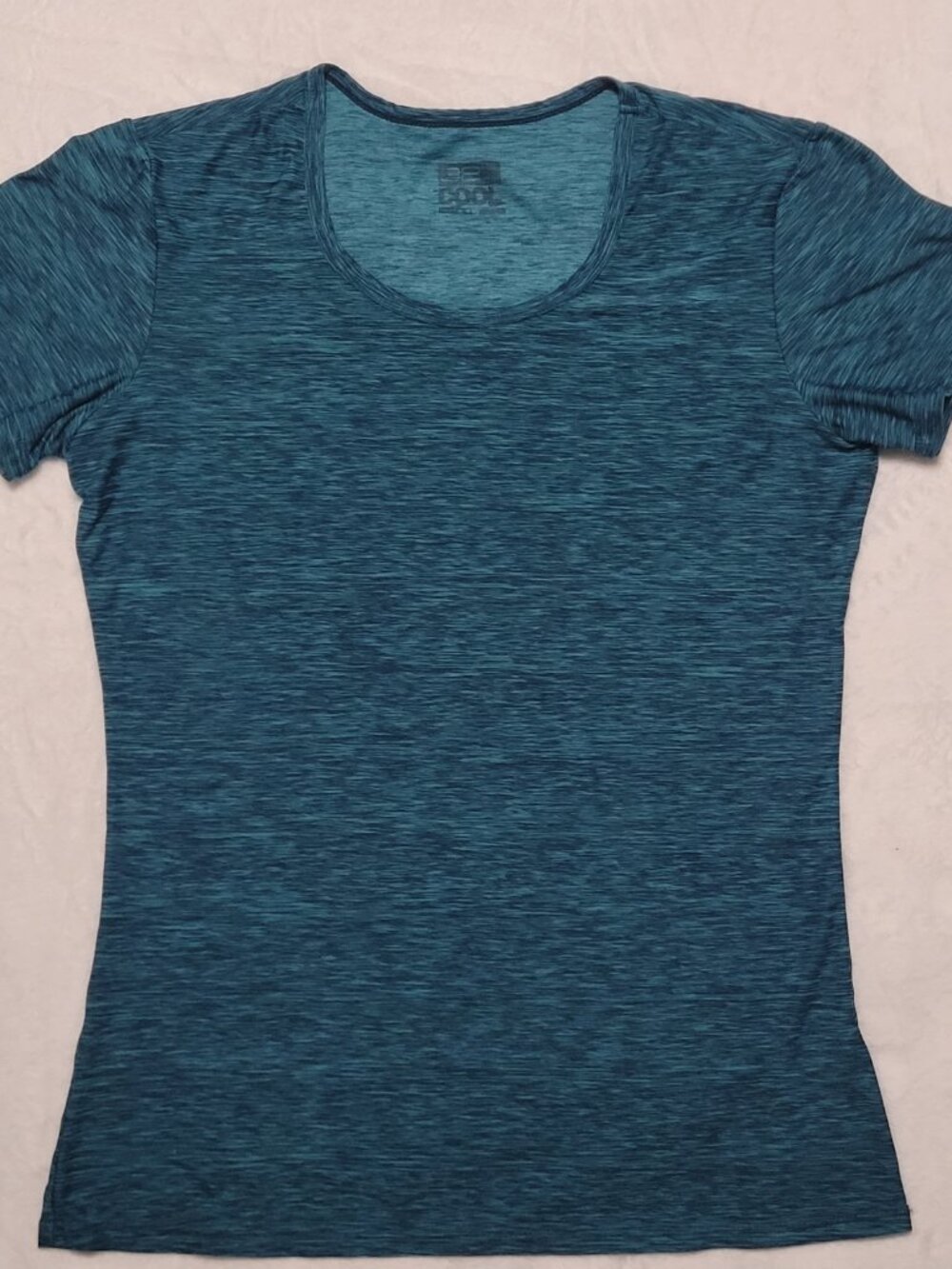 32 Degrees Cool Women's Teal Scoop Neck Short-Sleeved T-Shirt